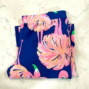 Luli Pulitzer Pink Flamingo Flare Leggings